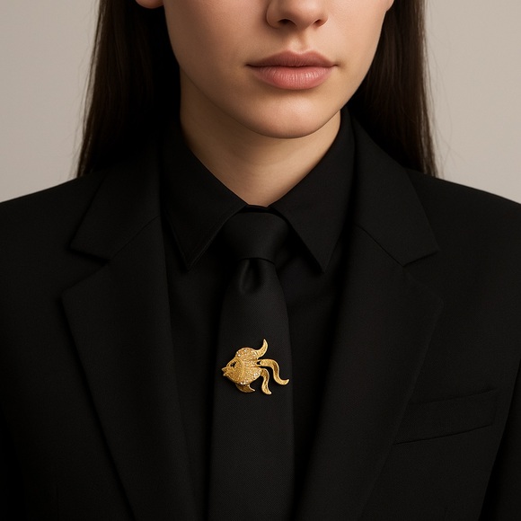 Signed Butler Fish Brooch - Picture 1 of 5